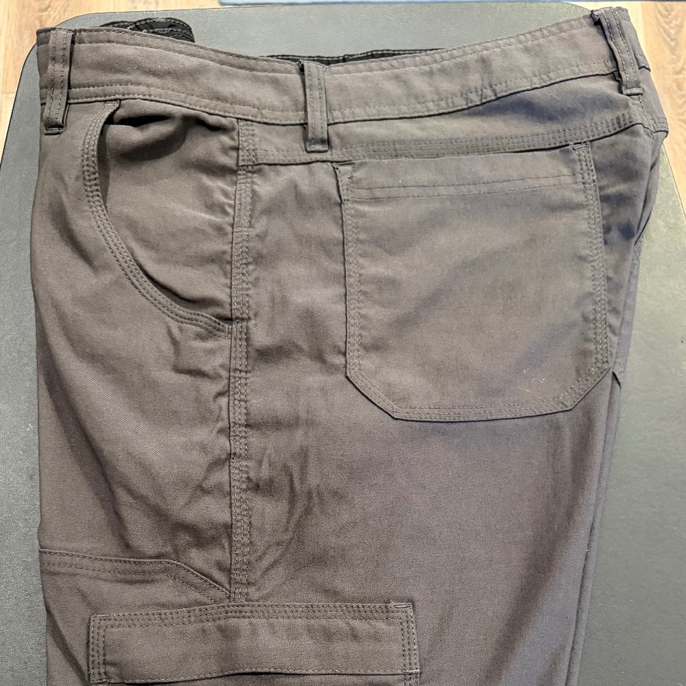 Prana Zion men’s hiking pants 36x32 gray